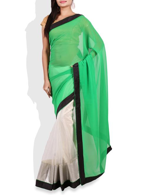 multi color georgette saree - 9656973 - Very Small Image - 1