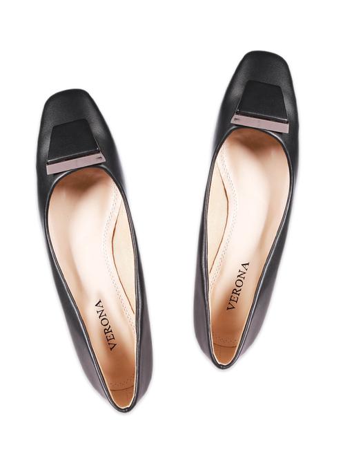 black embellished faux leather pumps - 9657758 - Very Small Image - 1