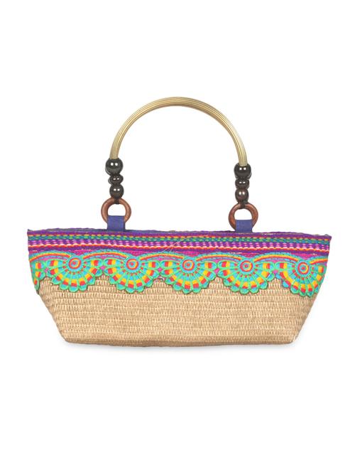 green bamboo handbag - 9660773 - Very Small Image - 1