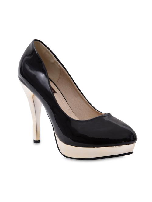 black patent stiletto pumps - 9663717 - Very Small Image - 1