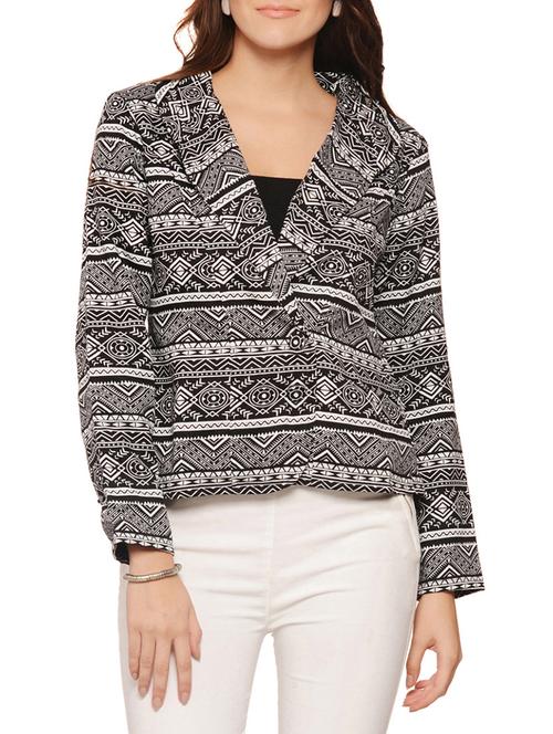 monochromatic Aztec printed blazer - 9666604 - Very Small Image - 1