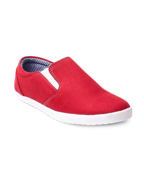 Red Canvas Sneakers - 9667450 - Very Small Image - 1