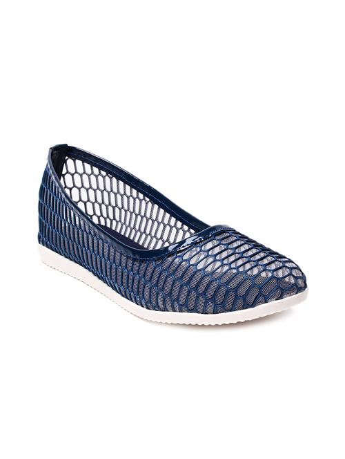 blue solid ballerinas - 9667528 - Very Small Image - 1