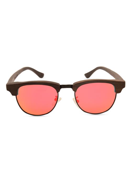 tocca di legno fabio - red wooden sunglasses - 9670329 - Very Small Image - 1
