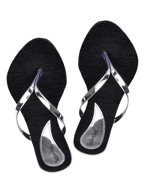 silver leatherette flats - 9680070 - Very Small Image - 1