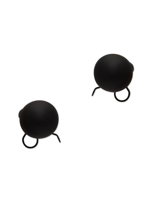 black double sided bow earrings - 9681518 - Very Small Image - 1