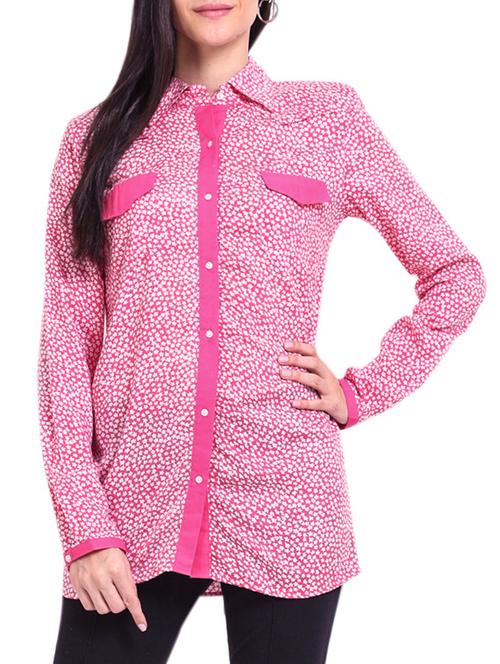 pink printed shirt - 968258 - Very Small Image - 1