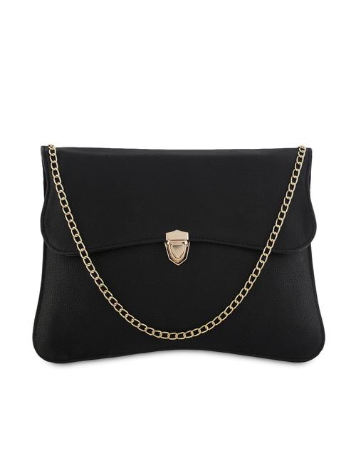 black leatherette sling bag - 9683861 - Very Small Image - 1