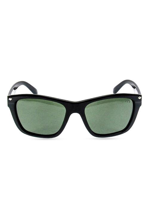 black sunglasses with green polycarbonate lens - 9688959 - Very Small Image - 1