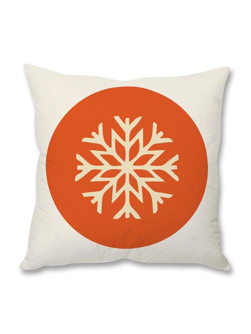 white printed cushion cover - 9689350 - Very Small Image - 1
