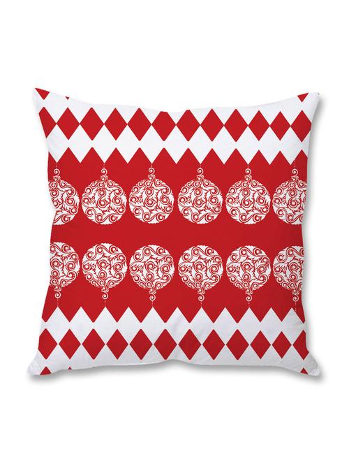 white printed cushion cover - 9689442 - Very Small Image - 1