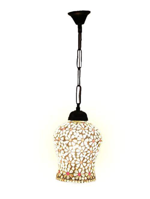 white printed ceiling light - 9692952 - Very Small Image - 1