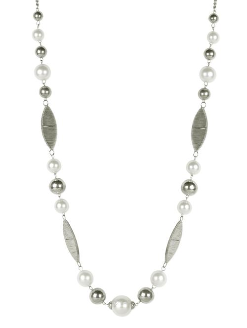 pearl set with silver threads look - 969429 - Very Small Image - 1