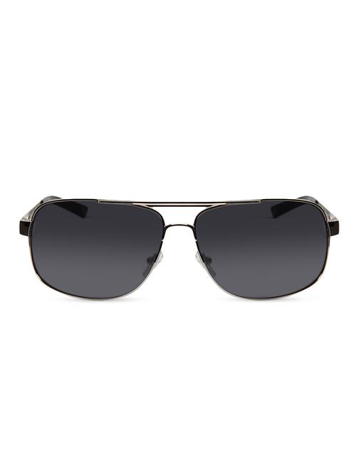 black metallic square shaped sunglasses - 9696454 - Very Small Image - 1