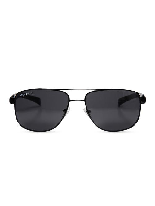 black metallic aviator sunglasses - 9696464 - Very Small Image - 1