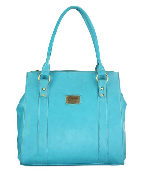 plain solid turquoise handbag - 969926 - Very Small Image - 1