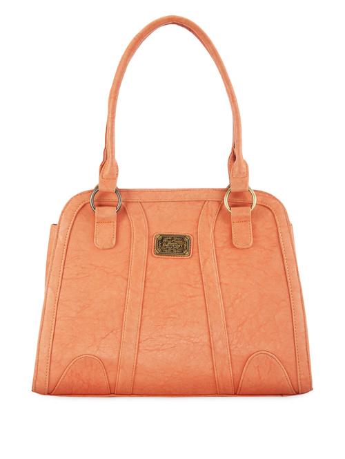 peach leatherette handbag - 969935 - Very Small Image - 1