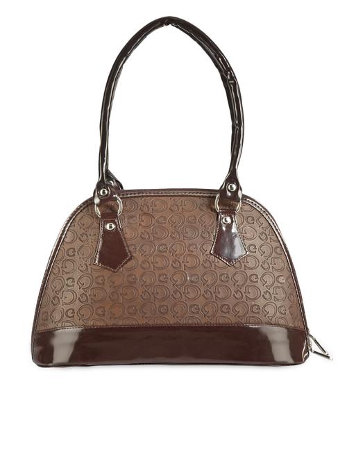 brown embossed handbag - 969939 - Very Small Image - 1