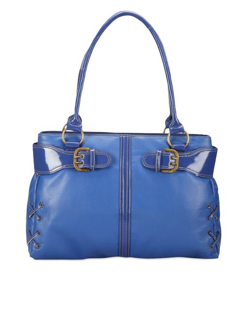 solid blue office handbag - 969954 - Very Small Image - 1