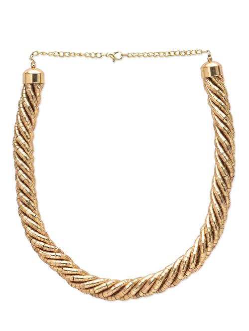gold twirled necklace - 9703268 - Very Small Image - 1