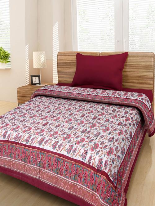 multicoloured printed cotton quilt - 9703442 - Very Small Image - 1
