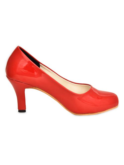red patent leather pumps - 9706018 - Very Small Image - 1
