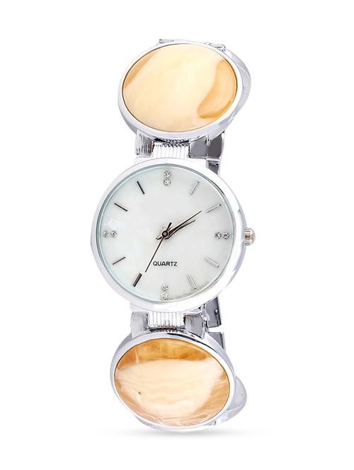 silver embellished analog watch - 9718214 - Very Small Image - 1