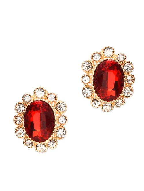 red crystal earrings - 9719262 - Very Small Image - 1