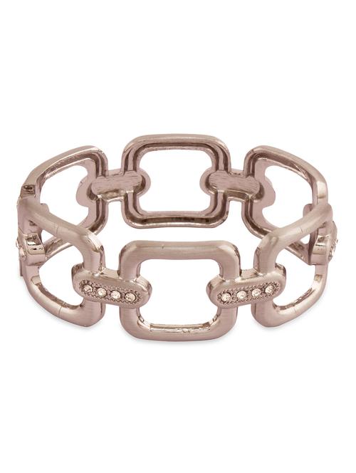 silver embellished geometrical bracelet - 9720516 - Very Small Image - 1