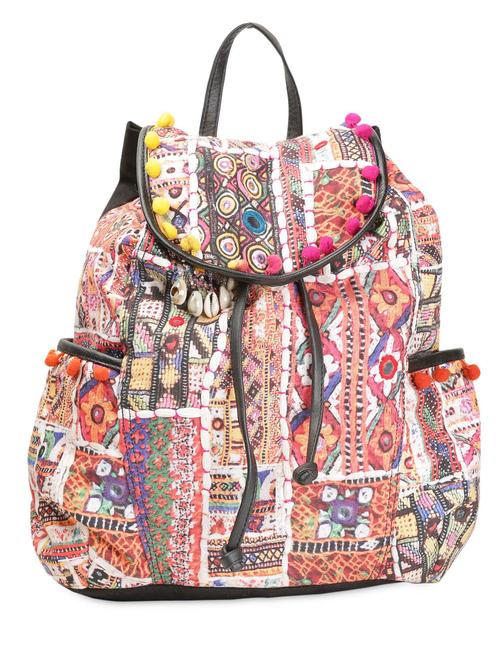 pom-pom printed shoulder bag pack - 972290 - Very Small Image - 1