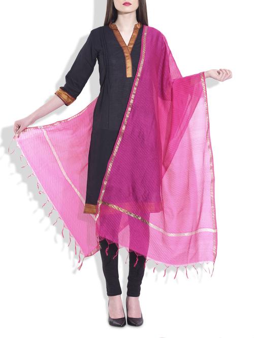 Pink Crush Dupatta - 9723802 - Very Small Image - 1