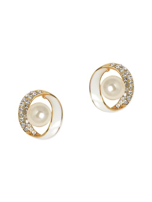 twirl pearl studs - 972426 - Very Small Image - 1