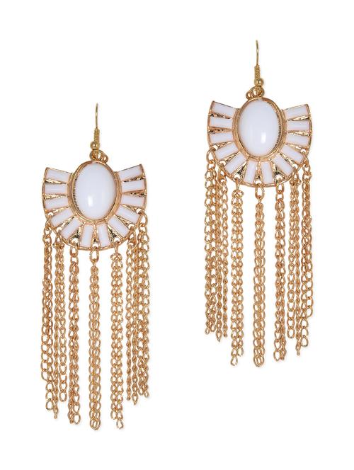 aaishwarya lovely white tassel chandeliers - 972467 - Very Small Image - 1
