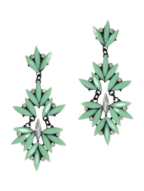 aaishwarya stunning pastel green danglers - 972472 - Very Small Image - 1