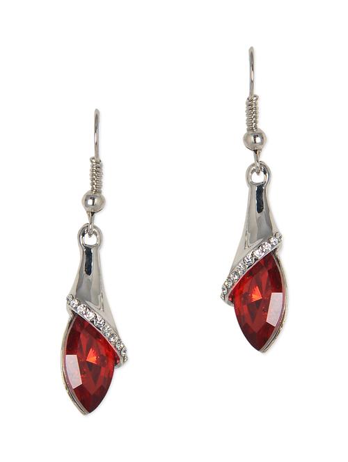 aaishwarya daring red rhinestone drops - 972492 - Very Small Image - 1