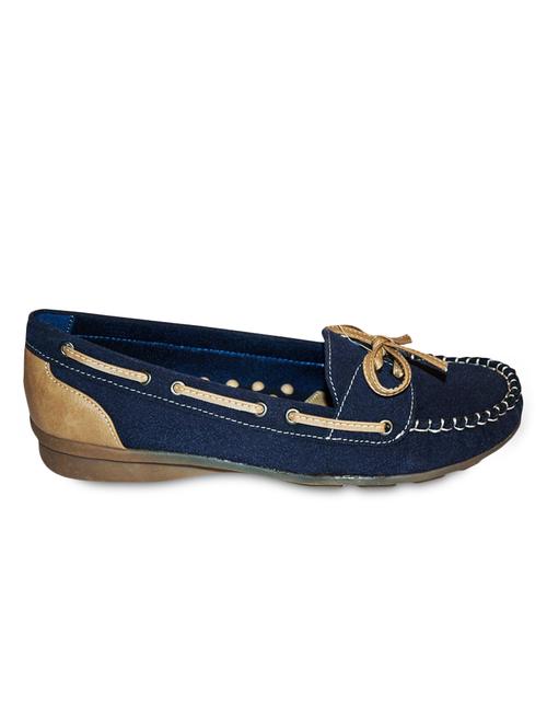blue leatherette moccasins - 9730081 - Very Small Image - 1