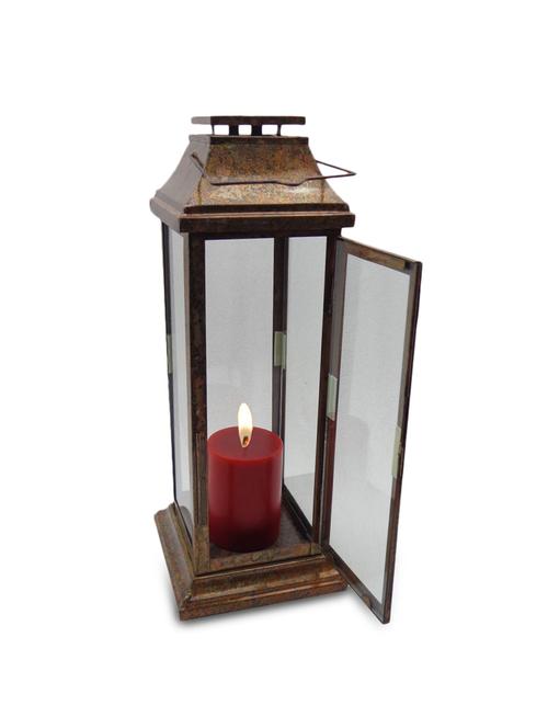 brown iron lantern - 9730186 - Very Small Image - 1
