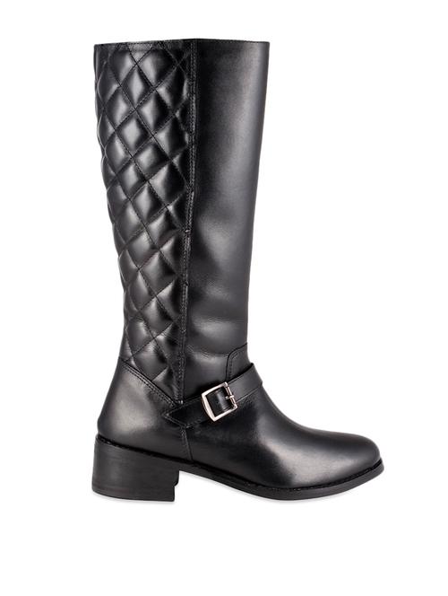 Black quilted boots - 973310 - Very Small Image - 1
