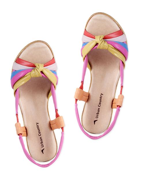 Multi colour strap wedges - 973348 - Very Small Image - 1