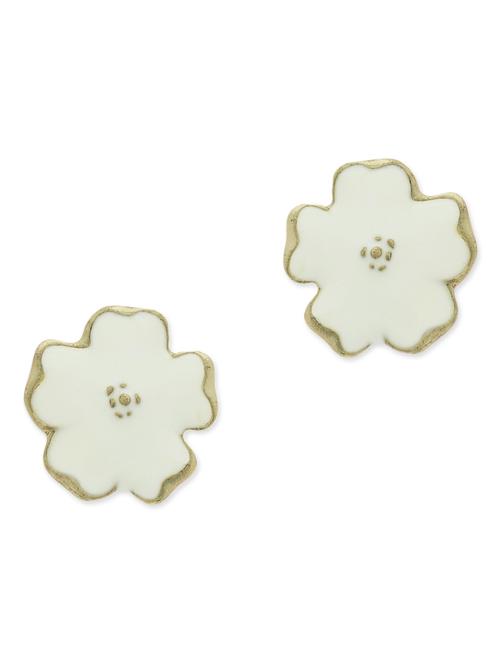 white metal alloy earring - 9737994 - Very Small Image - 1
