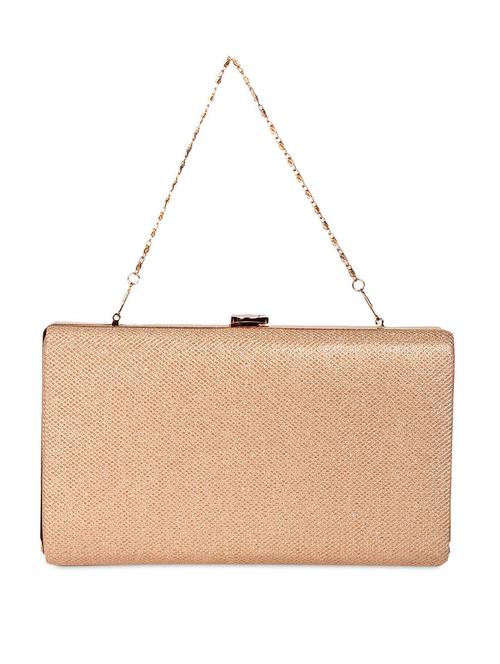 golden pu plain clutch - 9742891 - Very Small Image - 1