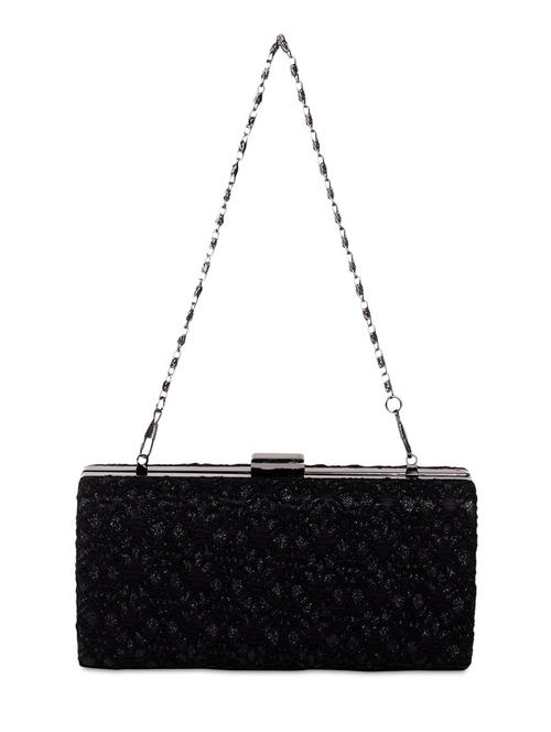 black pu plain clutch - 9742902 - Very Small Image - 1