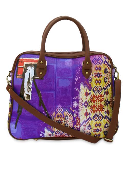 vintage camera printed big hand bag - 975375 - Very Small Image - 1