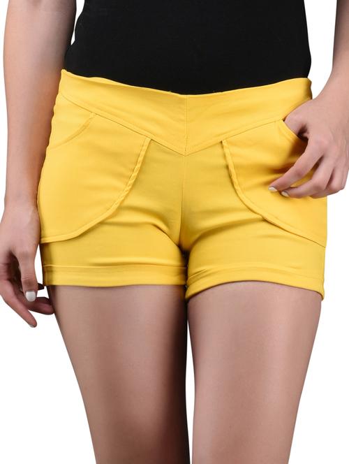 solid yellow shorts - 976163 - Very Small Image - 1