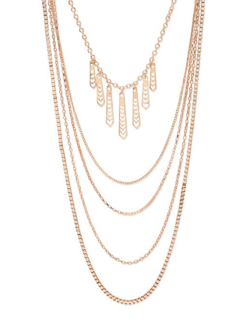 multi stranded chain necklace - 9761965 - Very Small Image - 1