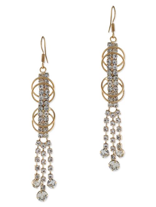 golden alloy earring. - 9762358 - Very Small Image - 1
