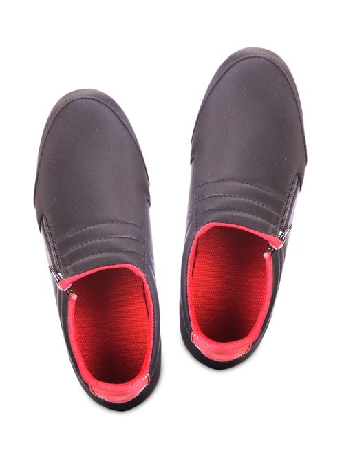 red leatherette sneakers - 9763204 - Very Small Image - 1