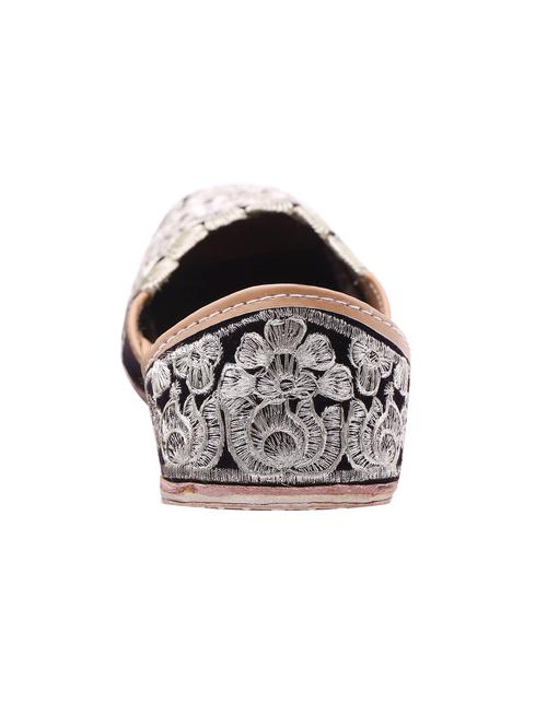 black, silver leatherette jutis & mojaris - 9764162 - Very Small Image - 1