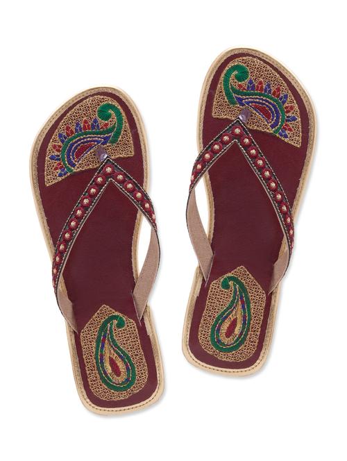 multi colour Leatherette Mojaris - 9764175 - Very Small Image - 1