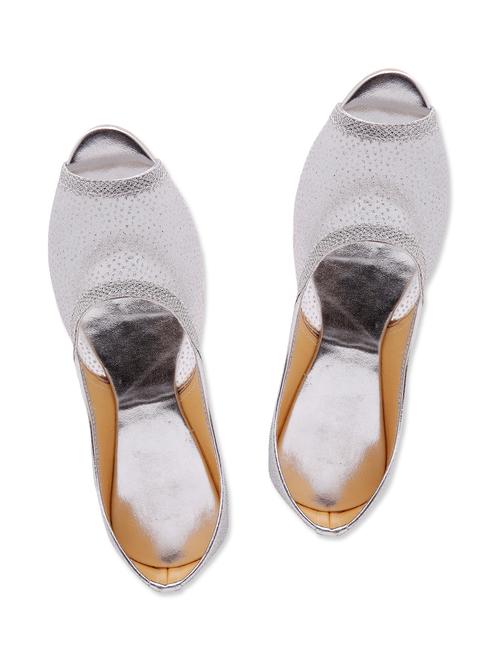silver Leatherette sandals - 9764195 - Very Small Image - 1